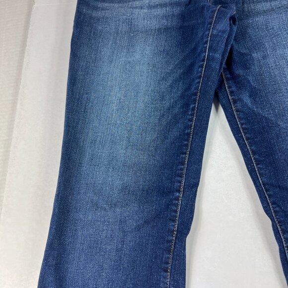 Kut From The Kloth Jeans Women's 8 Catherine Boyfriend Blue Faded Stretch Denim - Picture 4 of 16